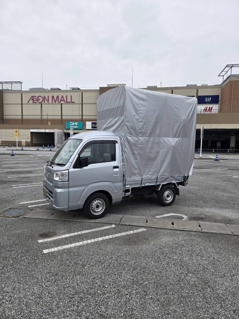 店舗間でのイベント資材輸送